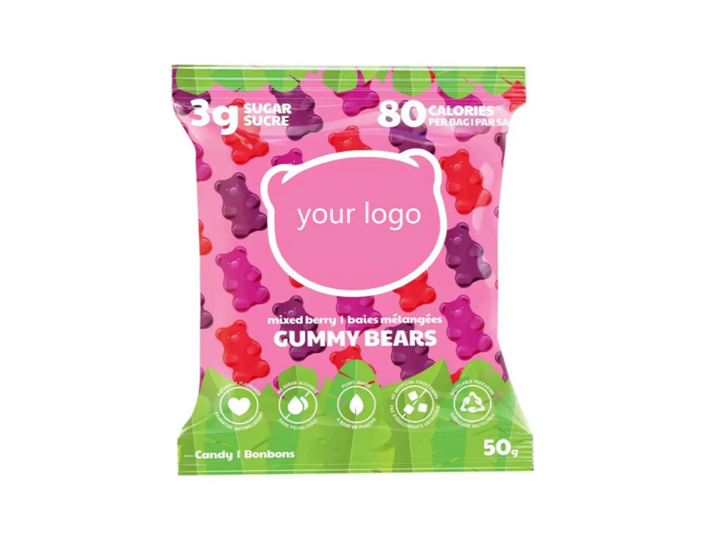 Samples of Packaged Gummy Candy