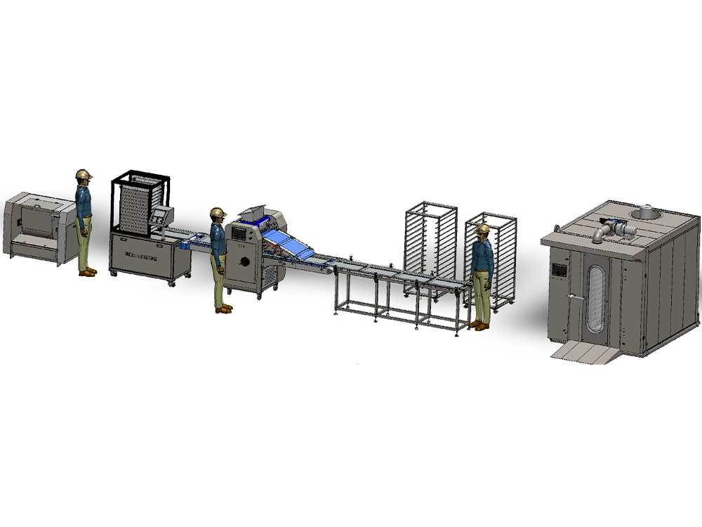 Semi-Automatic Cookie and Cupcake Production Line